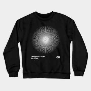 Crystal Castles / Minimal Graphic Design Tribute Crewneck Sweatshirt